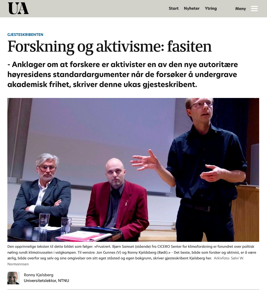 Forskning og aktivisme: fasiten