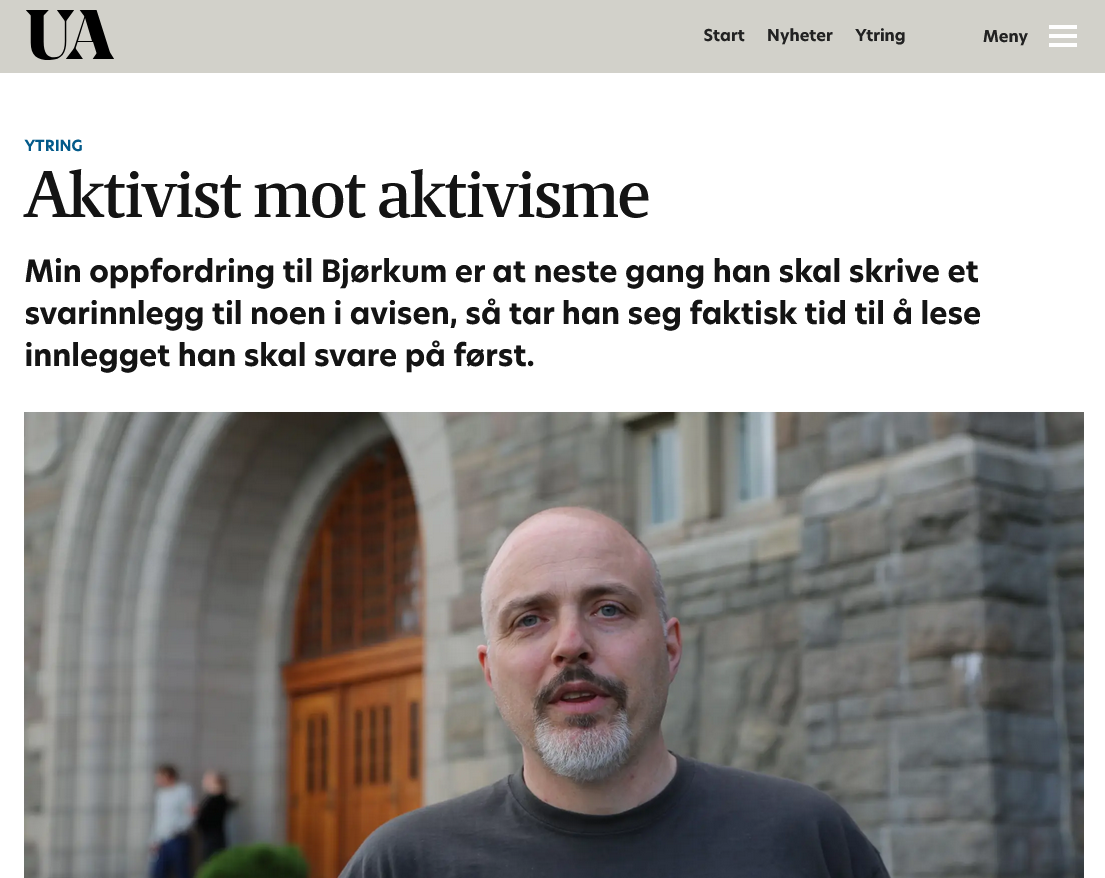 Aktivister mot aktivisme